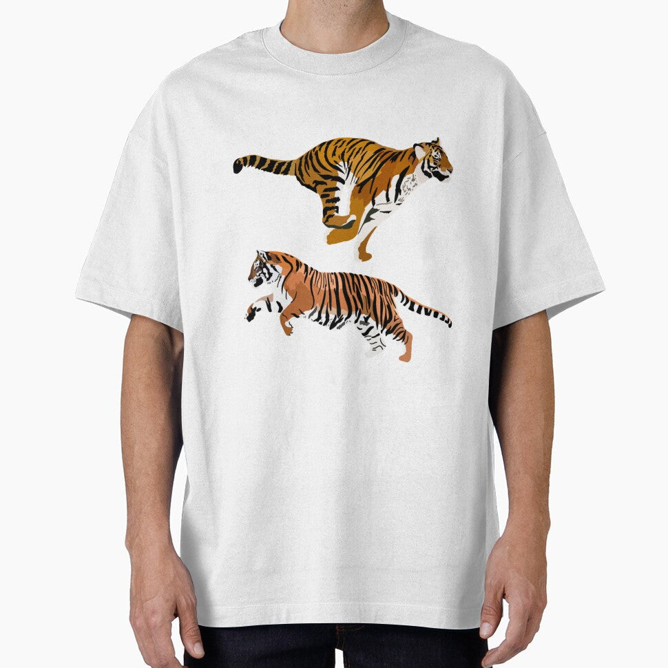 B is for Bengal Tiger,Bengal Tiger Artwork – Big Cat Illustration and Wildlife Design by PrettylittlepastelUk