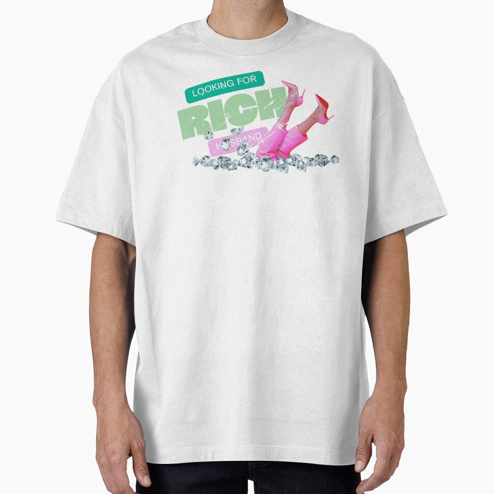 In Search Of Rich Husband - Funny Vacation Tshirts by karolina lindy