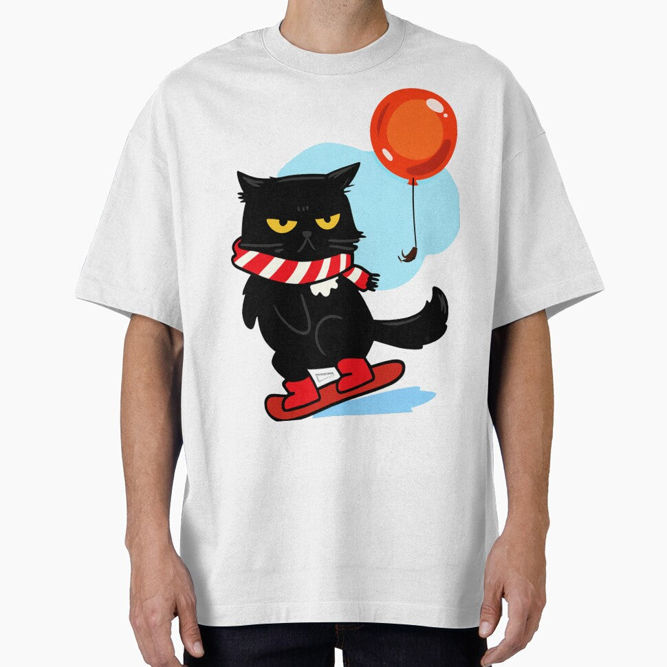 Snowboard Cat by yunamaliskova