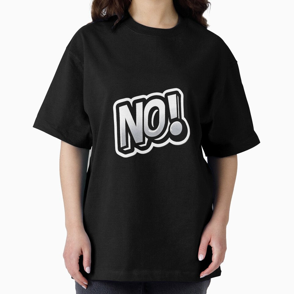 NO! Statement sticker design by togetherShirts