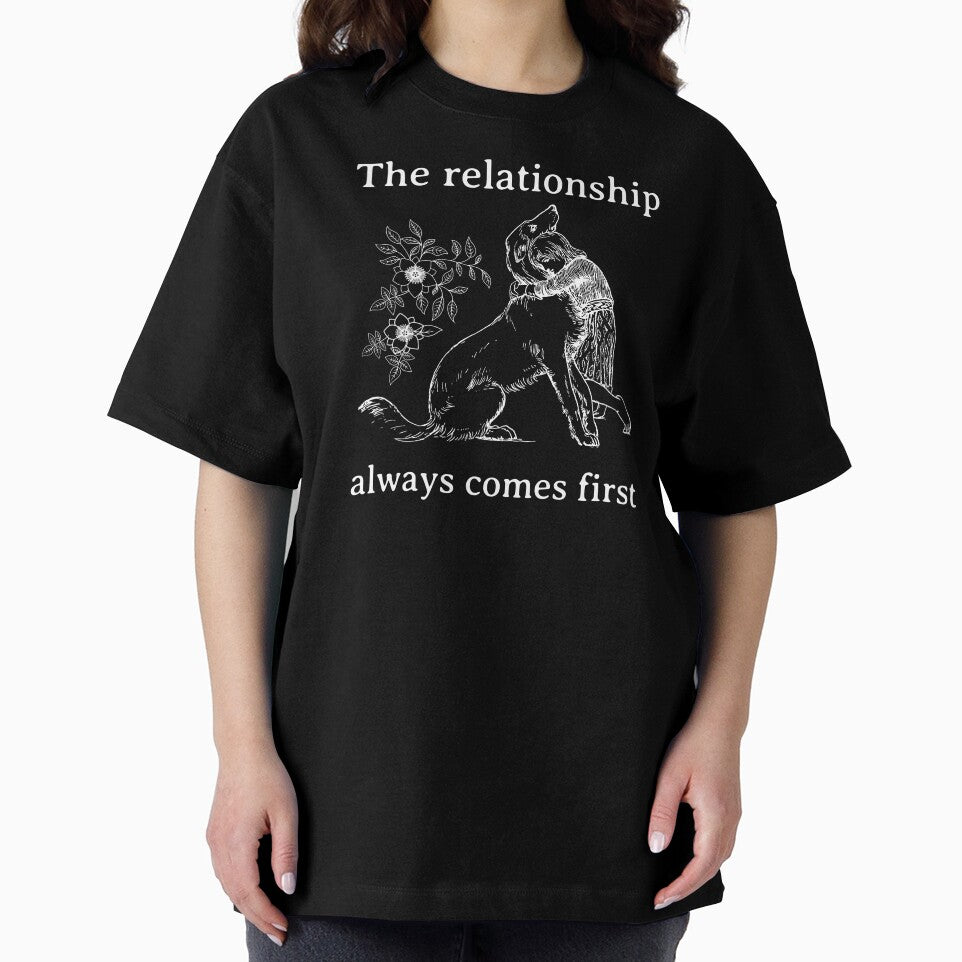 The Relationship Always Comes First | Dog Training Quote, Vintage Dog Illustration, Dog Trainer Saying by arlutai