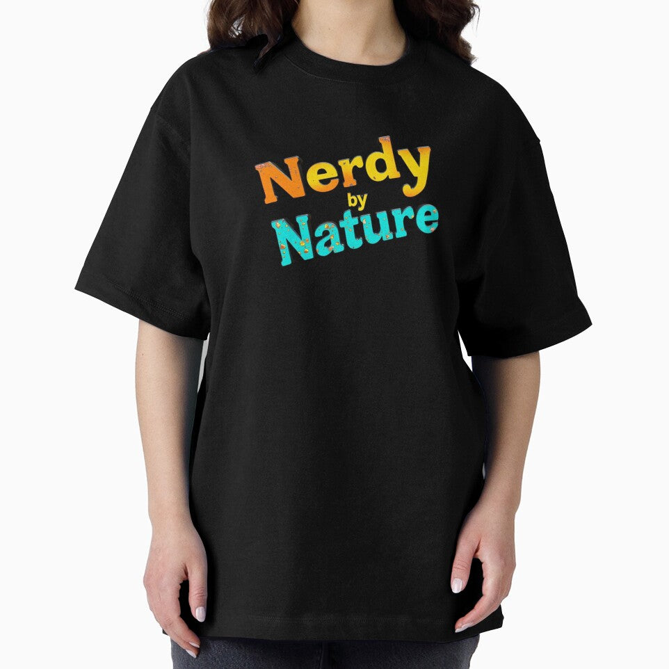 3D Vintage Nerdy by Nature – Fun Retro Varsity Nerd Gift by StemMerch247
