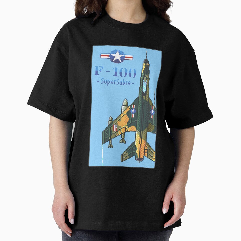 F-100 SuperSabre PixelArt (U.S. Air Force) by OriginWave