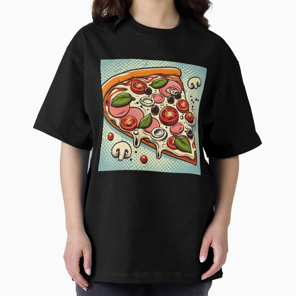 Slice of Pizza Pop Art Style by artofuniverse