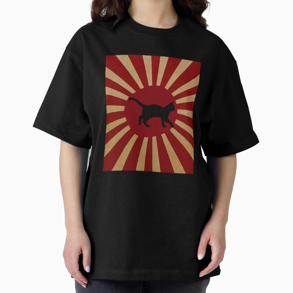 Cat Daddy Black Cat Vintage Eighties Style Cat Retro by CocoParadise