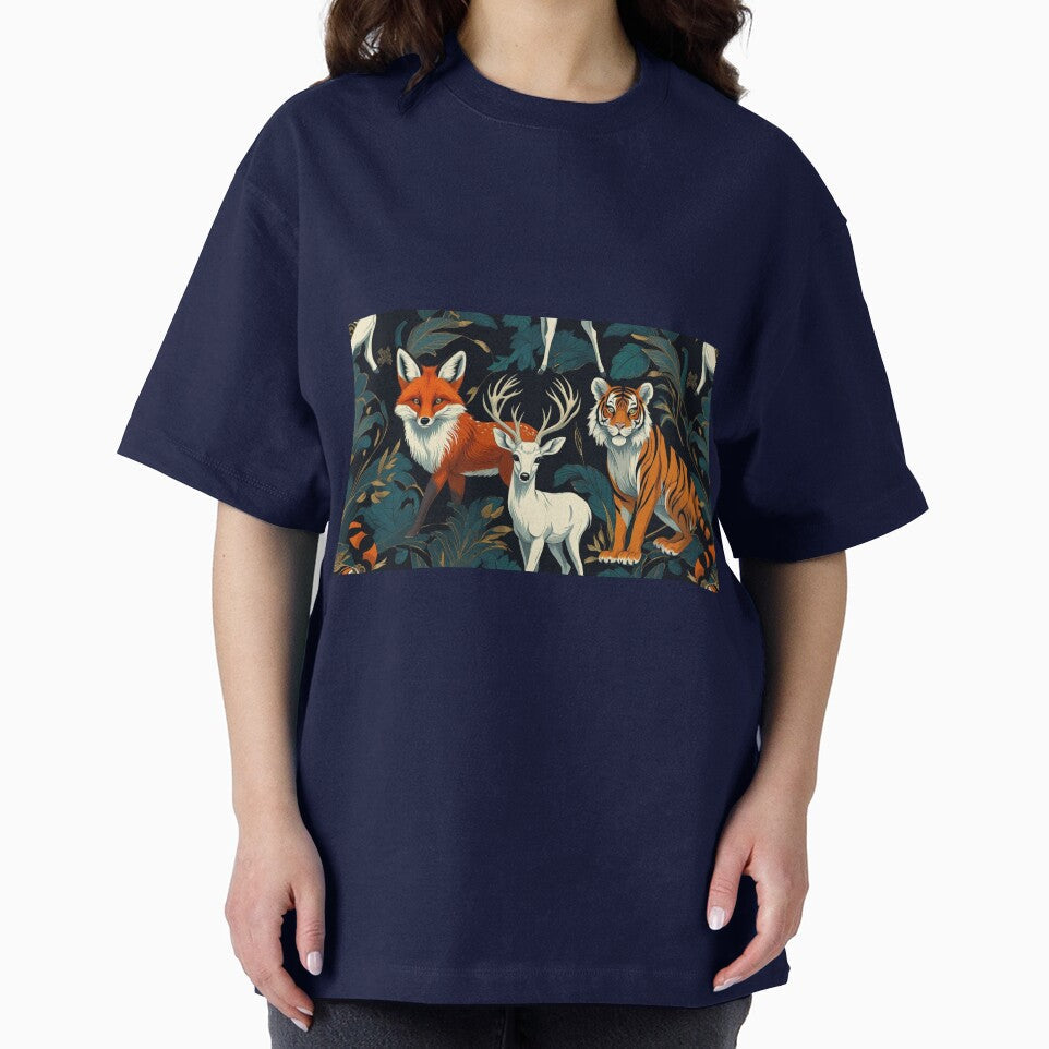 Fox, Deer, Tiger by DreamDarker
