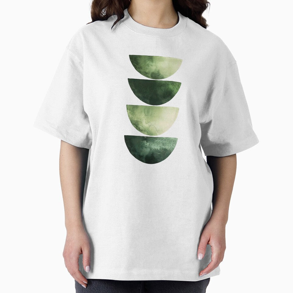 Green Abstract Boho Half Circles by CheersTOGETHER