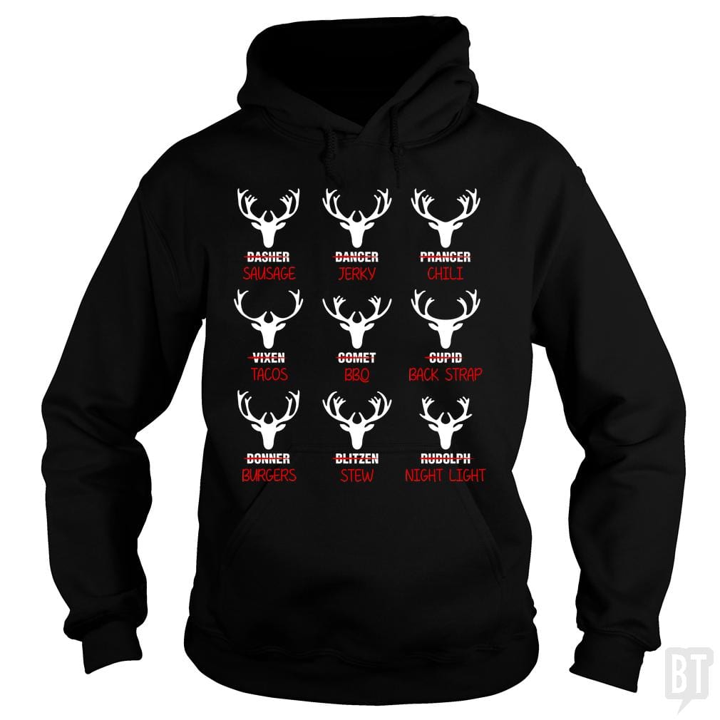 Reindeer Emoticon Hoodie