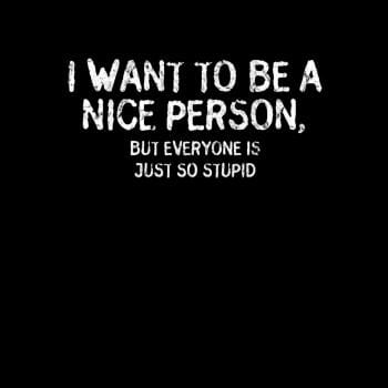 Nice Person Hoodie
