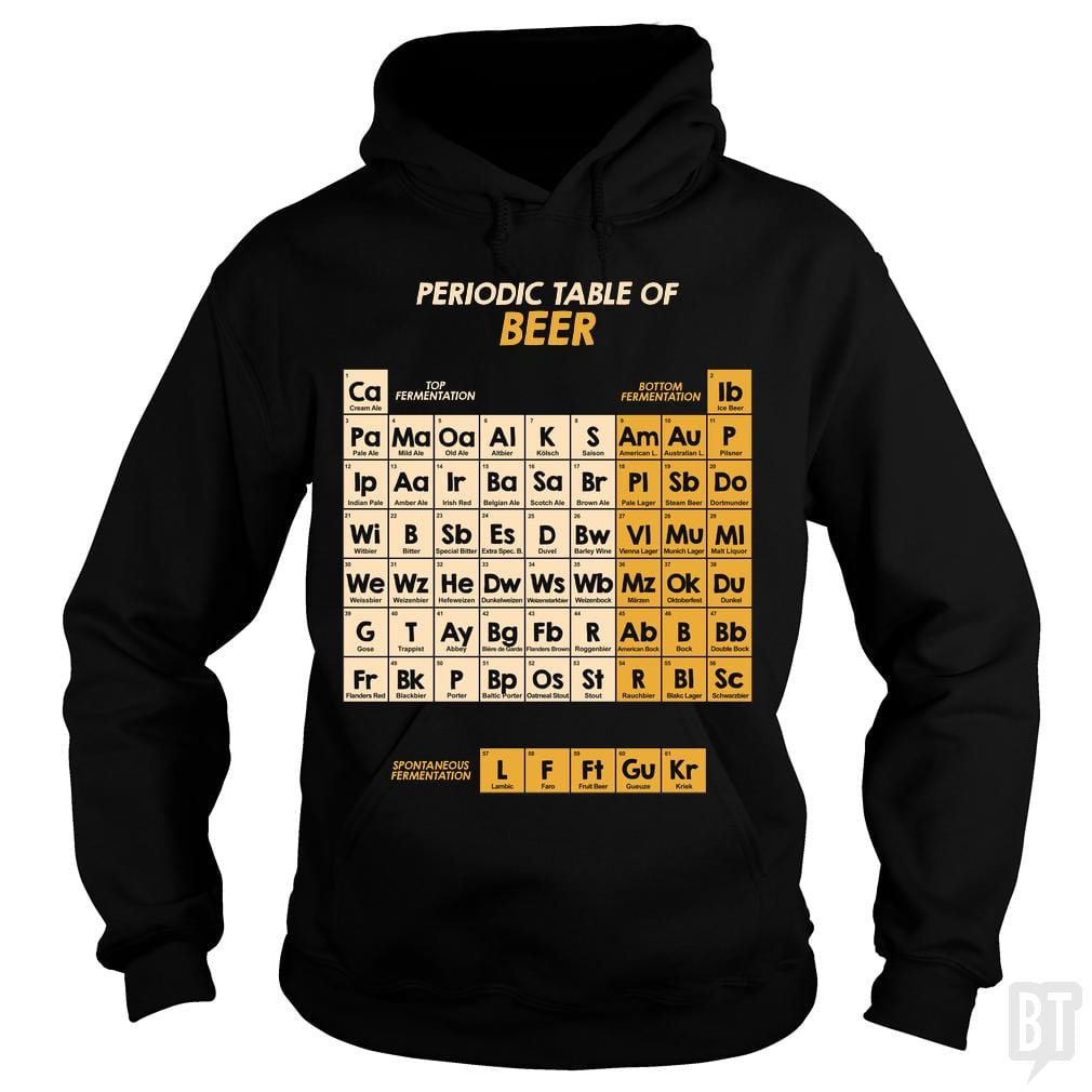 Periodic Table Of Beer Hoodie