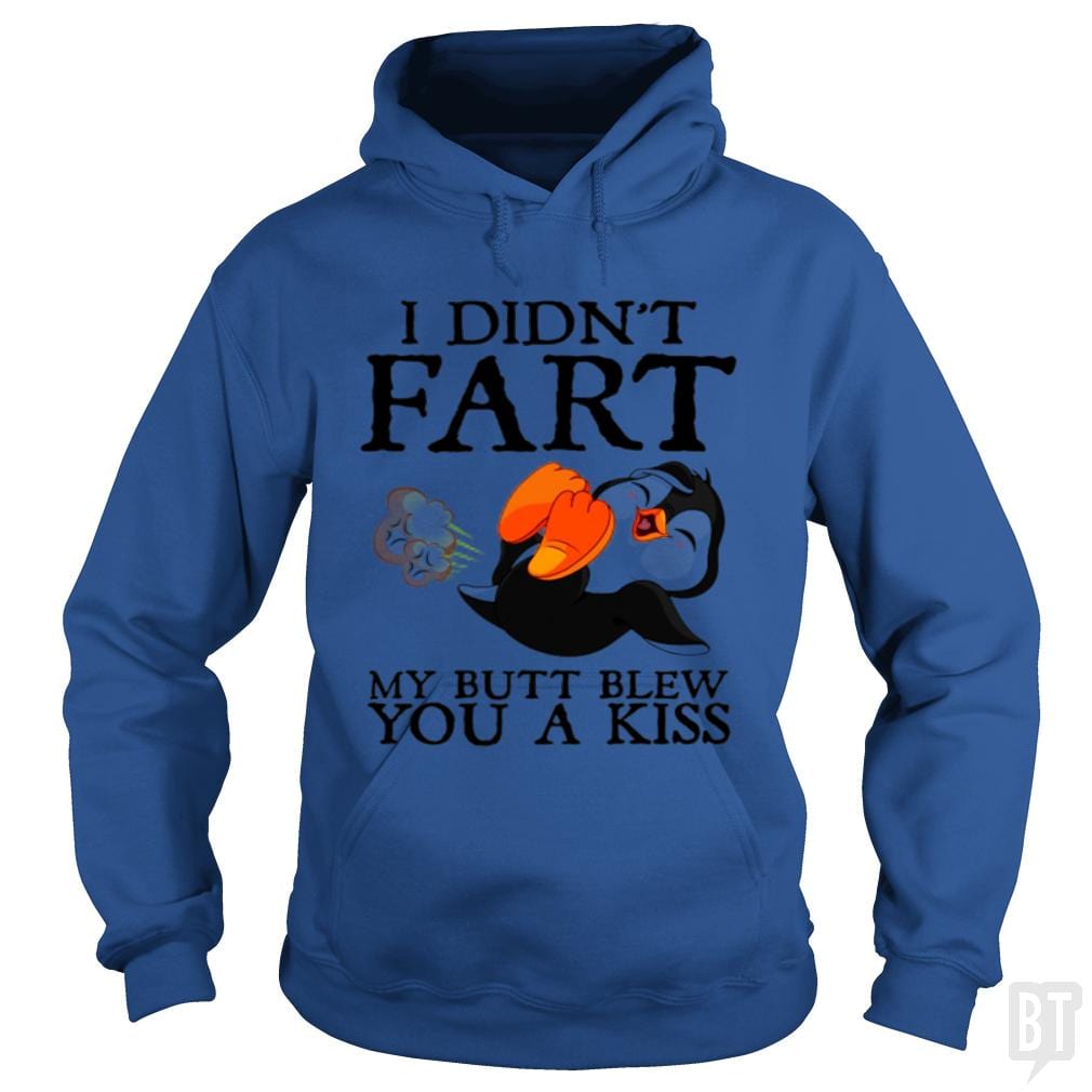 Funny Fart Kiss Tee Hoodie