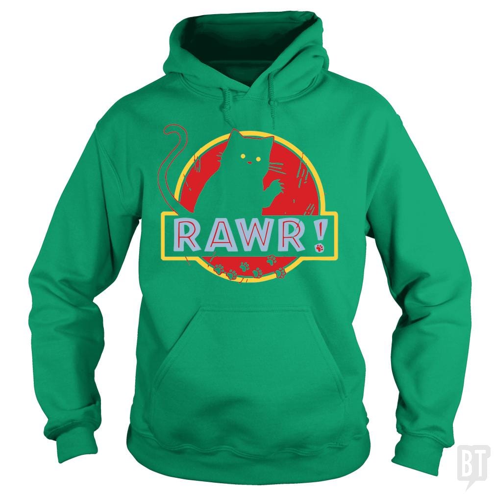 Jurassic Cat RAWR Hoodie