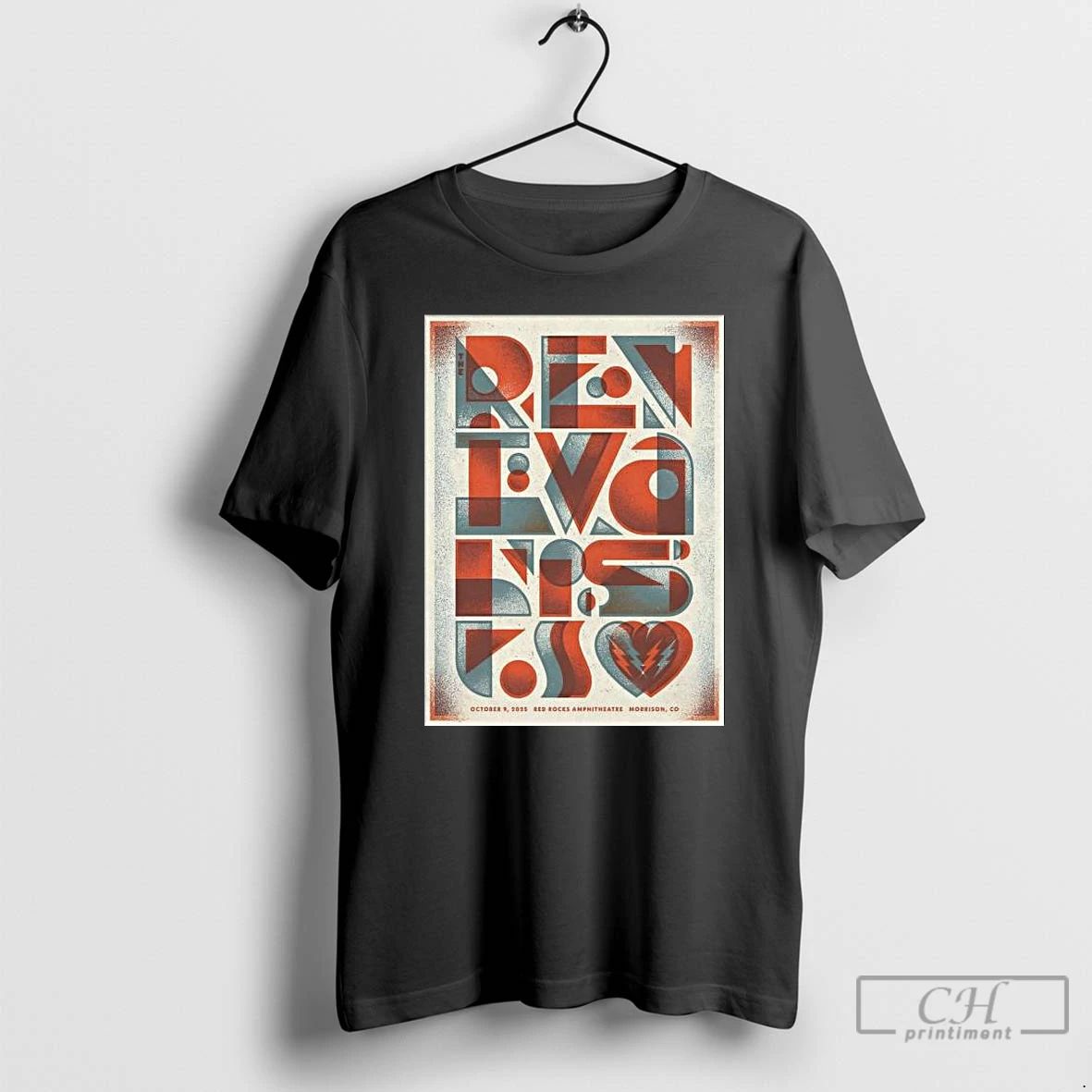 Premium The Revivalists October 9 2025 Red Rocks In Morrison Co Long Sleve T Shirts