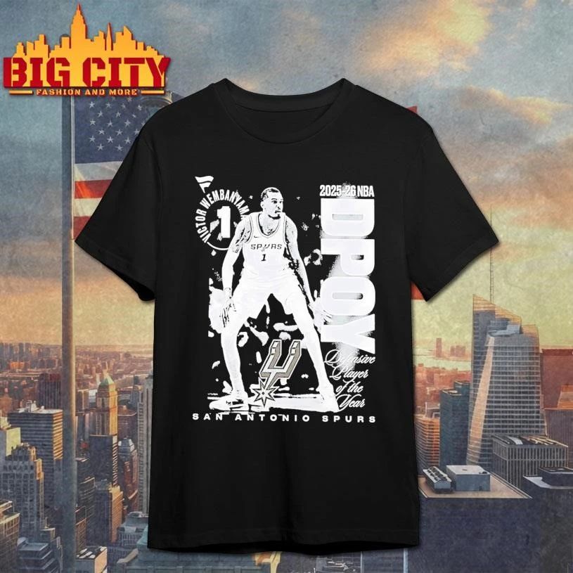 Victor Wembanyama San Antonio Spurs 2025 26 Nba Defensive Player Of The Year Legacy Shirt