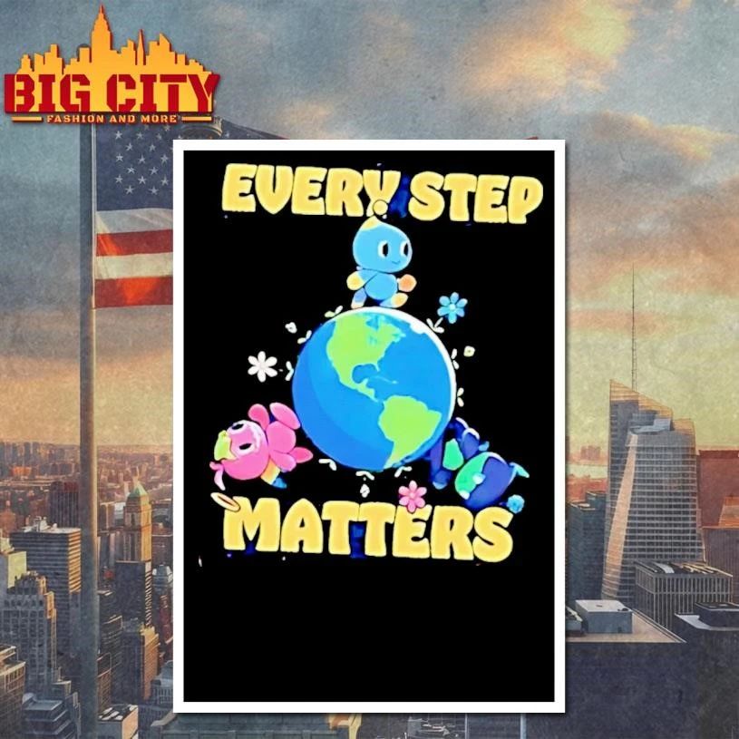 Earth Day Hedgehog every step shirt