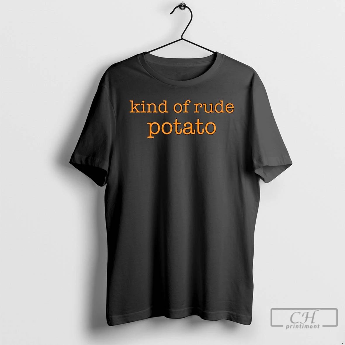 Premium Kind Of Rude Potato Long Sleve T Shirts