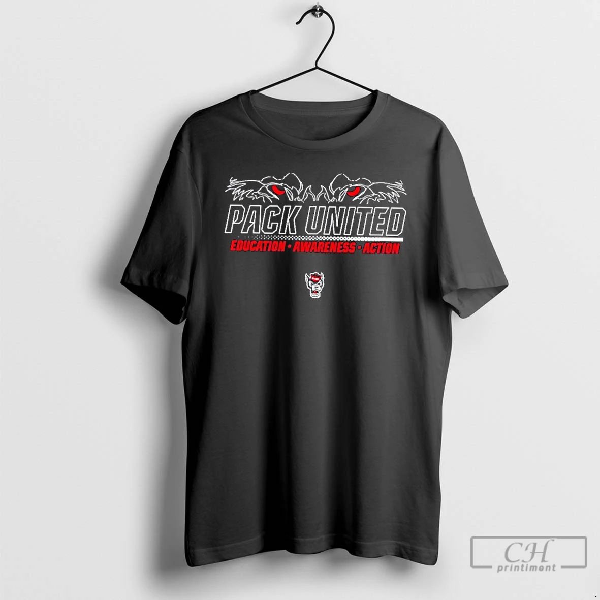 Premium Nc State Wolfpack 2025 Pack United Education Awareness Action T Shirts