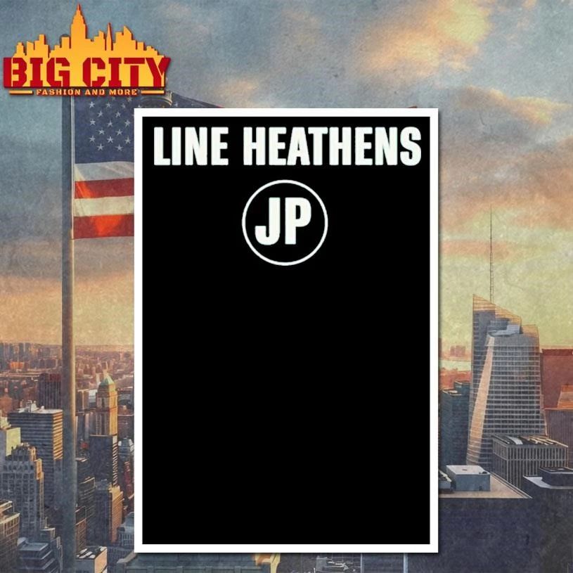 Funny Jason Harmon Line Heathens JP Graphic Shirt