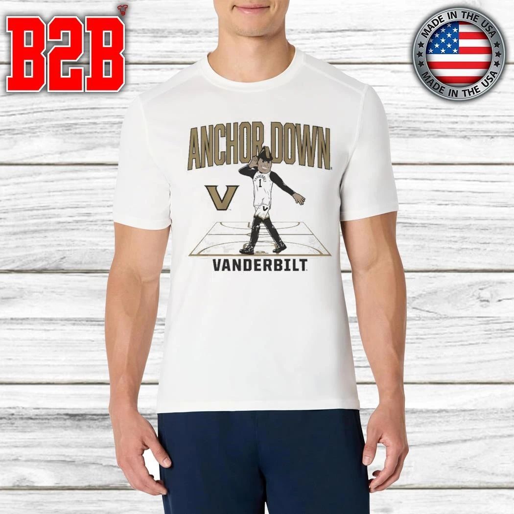 Vanderbilt Basketball Mascot Court Shirt