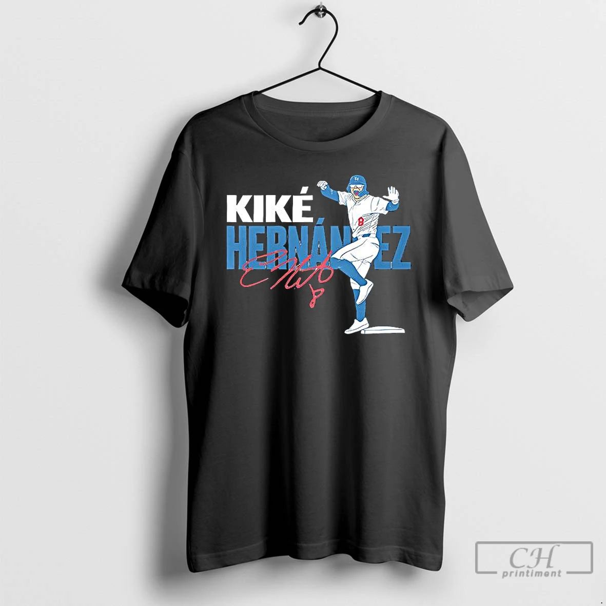 Premium Kike Hernandez Player Graphic T Shirts