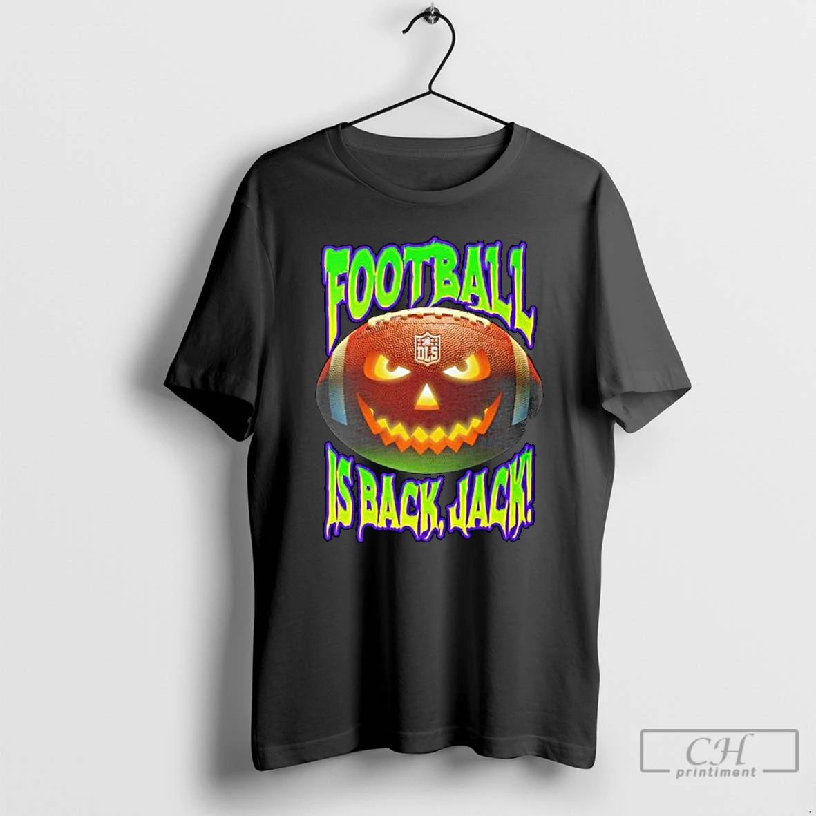 Premium Football Is Back Jack Halloween Ornaments T Shirts