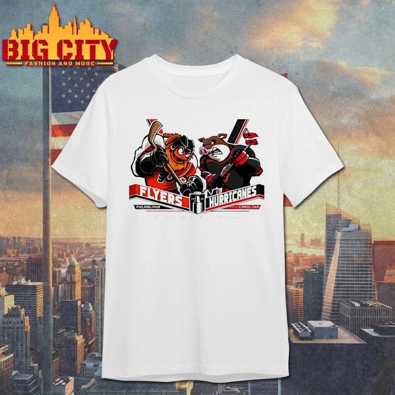 Philadelphia Flyers Vs Carolina Hurricanes Hockey Mascot Eastern Conference Semifinals Shirt