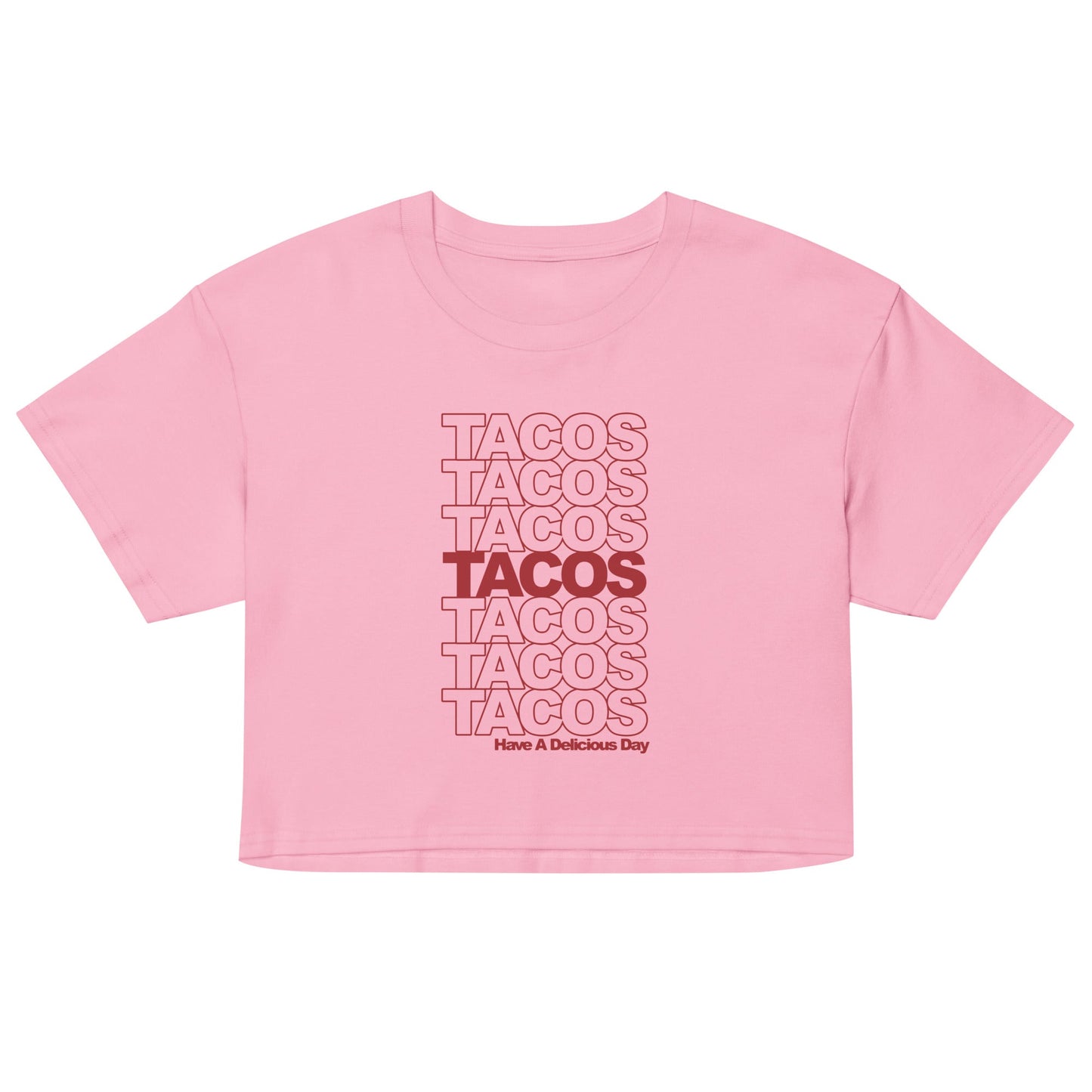 Tacos Tacos Tacos Women's Crop Tee