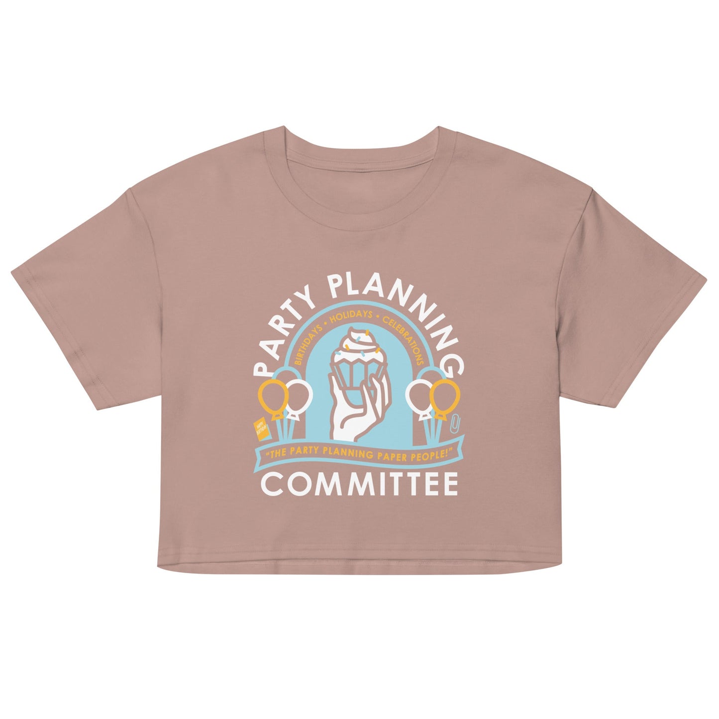 Party Planning Committee Women's Crop Tee