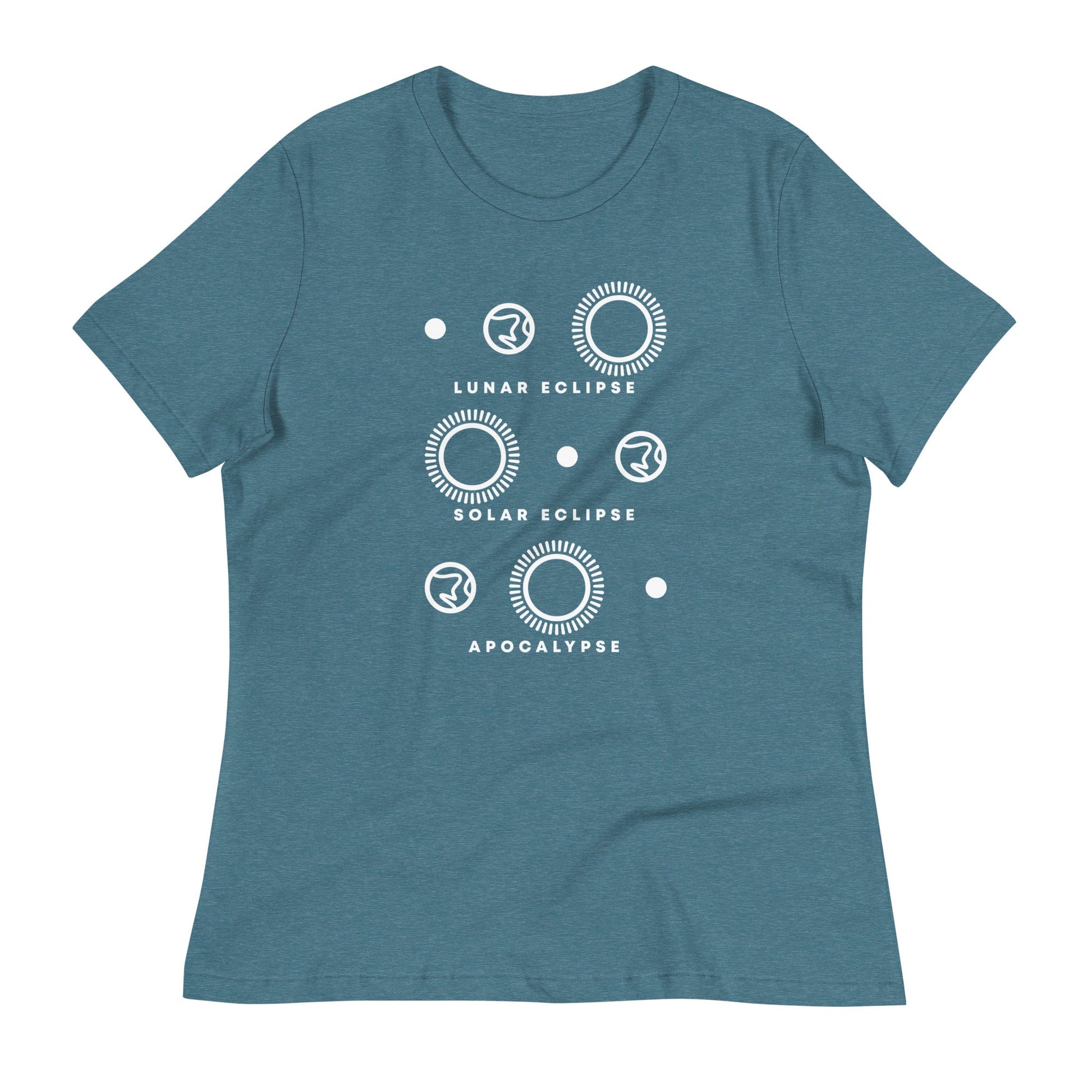 Lunar Eclipse Solar Eclipse Apocalypse Women's Signature Tee